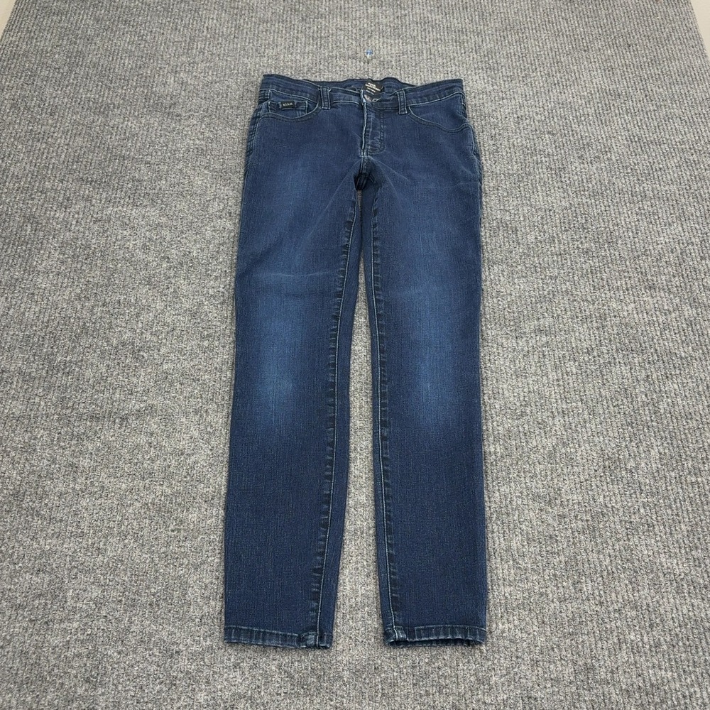 Kuhl Jeans Women 6 Short Blue Cotton Polyester Stretch Skinny Denim Casual Style